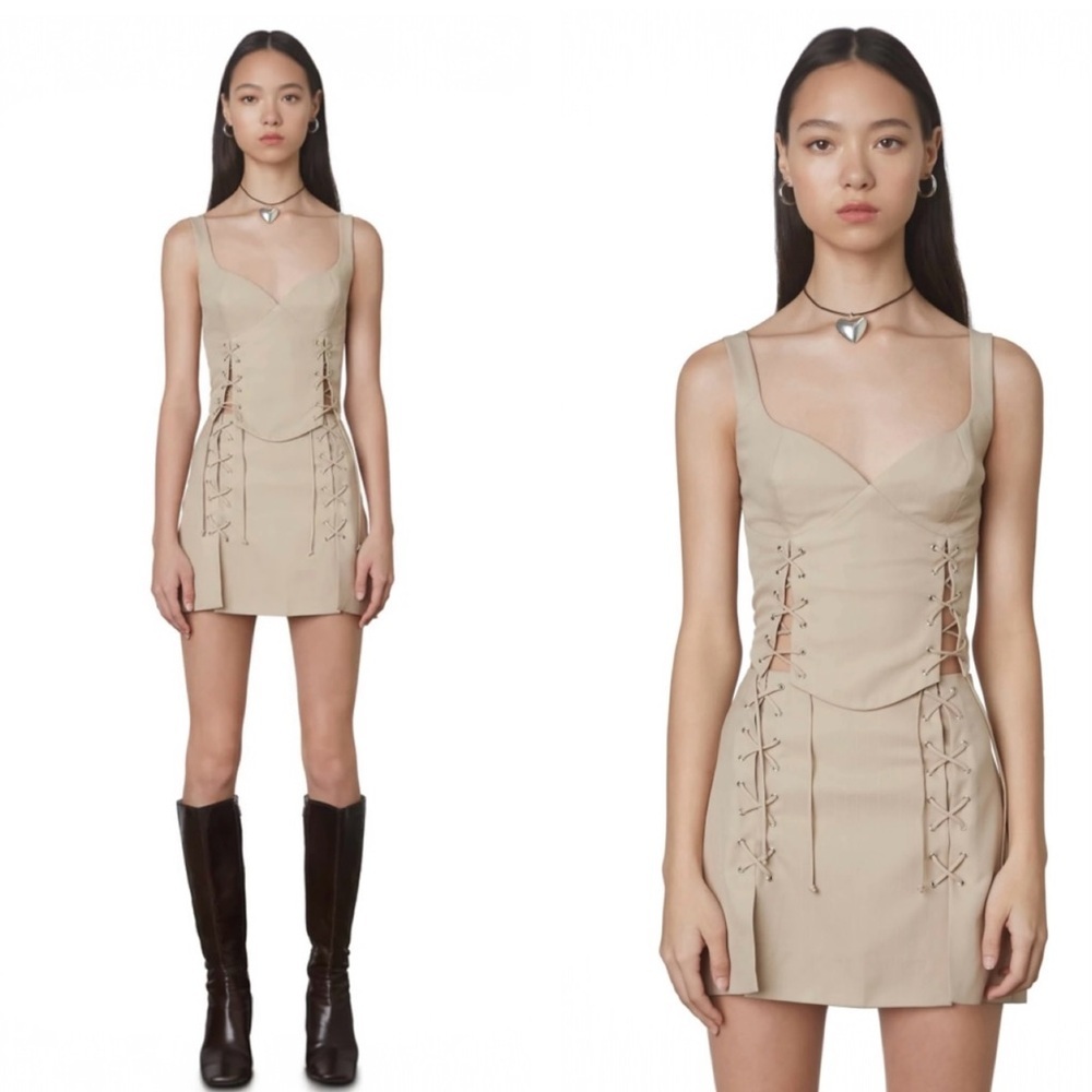 Nia The Brand Brea Skort In Dune